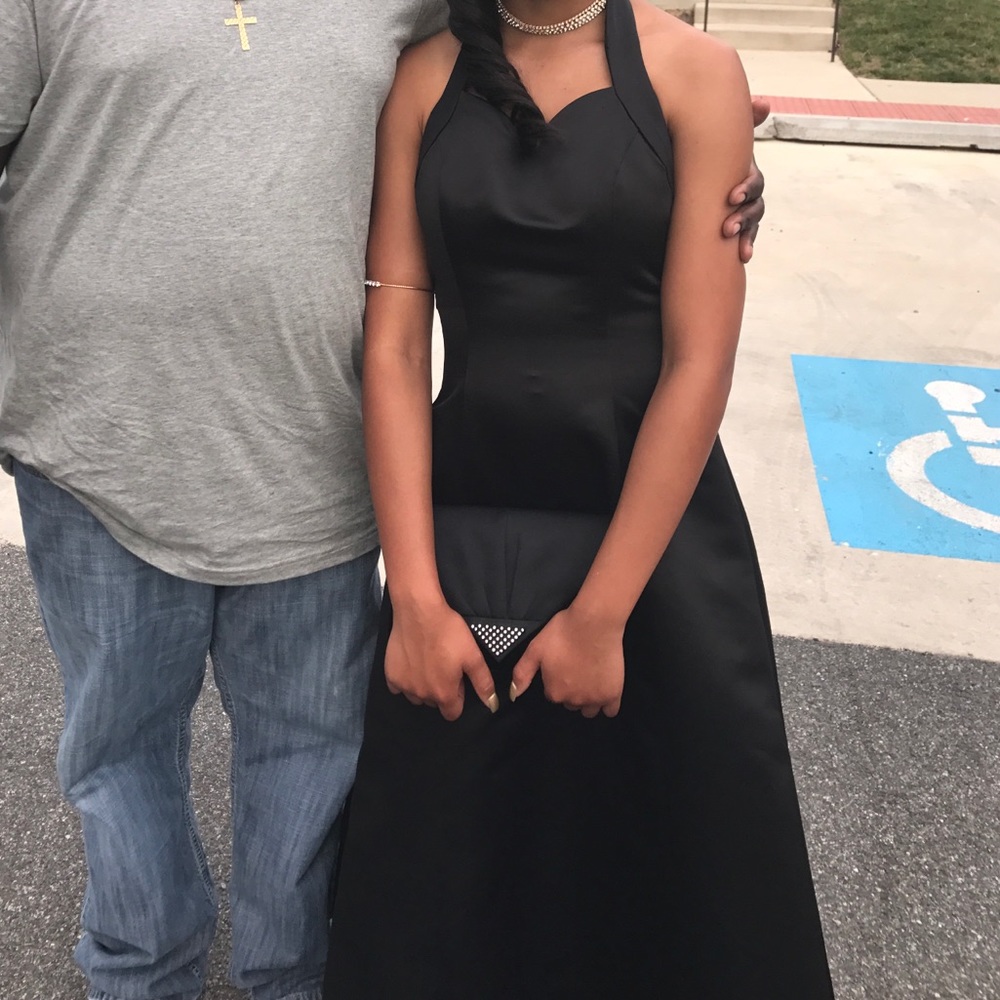 Black special occasion gown